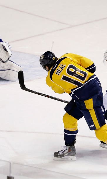 Power Play: Neal overtime goal gives Nashville 3-2 win over Tampa Bay